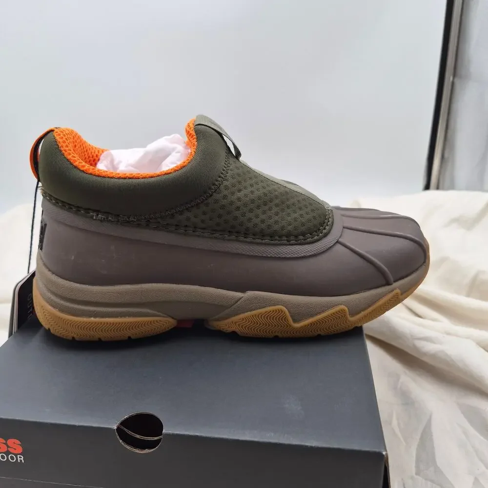 Bass Outdoor Field Duck Low Slip On Mens‎ 7 Green New Waterproof Shoes BA22K312